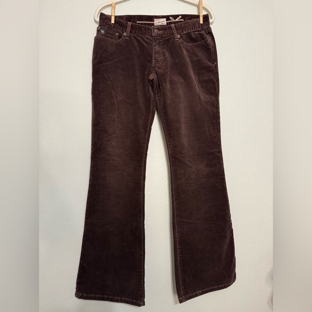 Y2K Abercrombie Low Rise Brown Flare Pants - Size 4